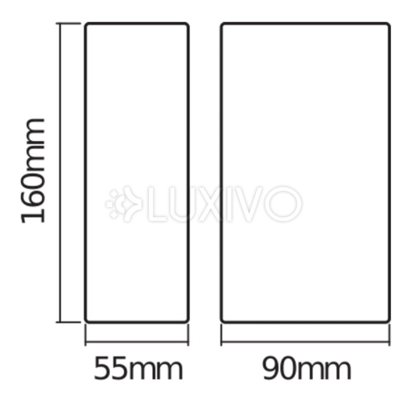 Záhradné nástenné svietidlo LED 12W 700lm 3000K teplá hnedá IP54 Endura Osram