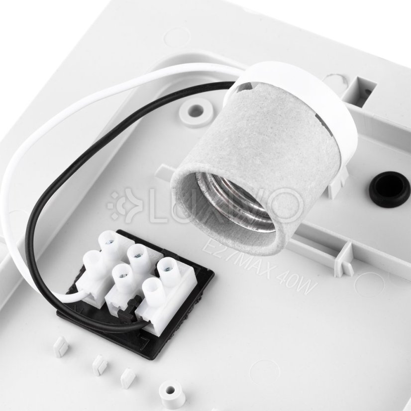 LED fasádna nástenná lampa - E27 - 25cm LECOS LUMILED