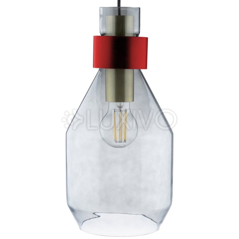 UMBRA závesné svietidlo ZWIS tmavé sklo pre LED 1xE27 LUMILED