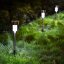 Záhradná lampa LED so solárnym pohonom Chrome 6500K PALIS LUMILED