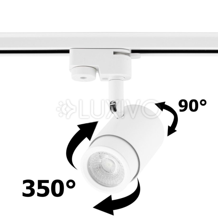 GU10 White ORION Busbar Light pre jednofázové prípojnice