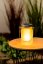 Záhradný lampáš LED Solar Jar Flame 13cm