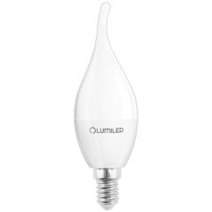 Žiarovka LED E14 Sviečka BA35 5W = 40W 550lm 3000K teplá 180° LUMILED