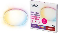 LED stropné svietidlo na povrchovú montáž 21W 2100lm 2700-6500K RGB + TW 40cm biela okrúhla inteligentná SMART WiFi Bluetooth aplikácia Rune WiZ