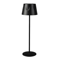 Stojacia záhradná lampa LED dekoratívna stolová nočná USB stmievateľná dotyková čierna FIORA LUMILED