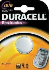 Duracell Electro lithium 1616 BATÉRIA DL1616 CR1616 3V