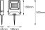 LED reflektor 20W 1700lm 3000K teplý IP65 sivý LEDVANCE GARDEN Flood Endura Drivable