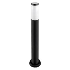 Stojaca záhradná lampa LED vonkajšia stĺpik E27 čierna IP44 Manila 65cm