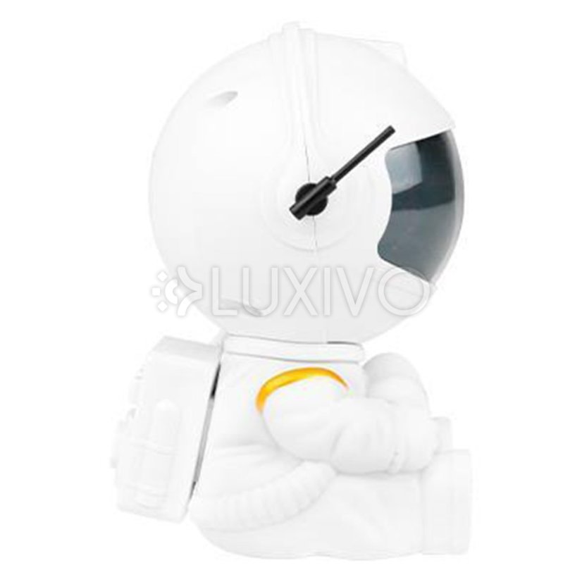 Nočná dekoratívna LED lampička projektor hviezd 5W RGB 170° vypínač On/Off biela astronaut detská Masterled