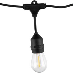 Solárna záhradná girlanda 15x LED ozdobné žiarovky 10, 4m 2700K teplá + diaľkový ovládač IP65 SOLLIS 2 LUMILED