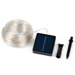 Girlanda solárna záhradná 100x LED dekoračná 11, 9m had 3000K teplá DALEN LUMILED