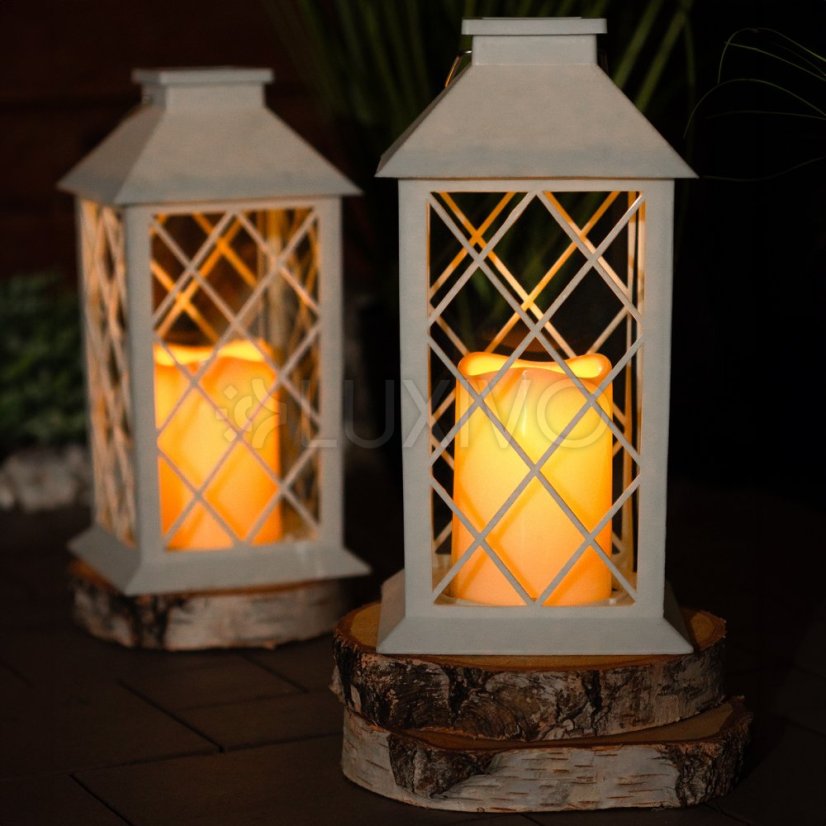 LED solárna záhradná lampa LIRIO Závesná lucerna 28cm LUMILED