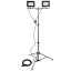 Reflektor LED Halogén lampa 2 x 50W na statíve GLAREX 4000K LUMILED