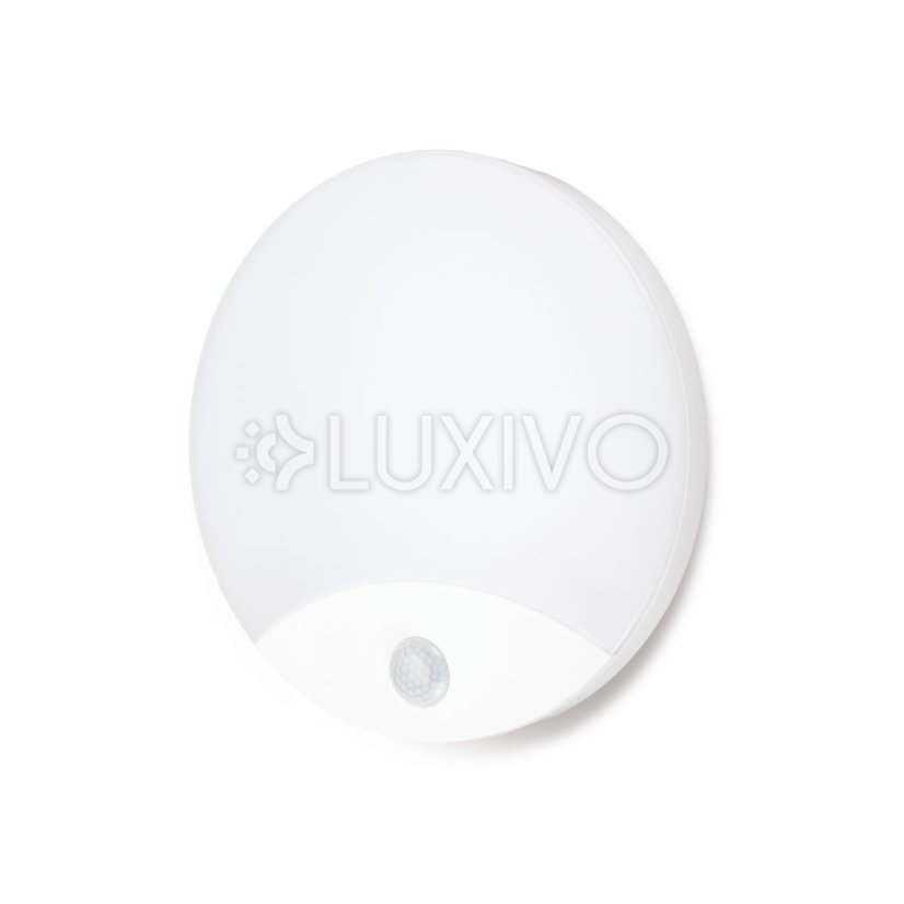 Nástenné svietidlo LED Plafond s pohybovým a súmrakovým senzorom 10W Neutrálna farba 4000K IP44 ORBIS Kobi