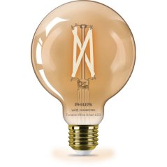 LED žiarovka E27 Sphere G95 7W = 50W 640lm 2000-5000K TW FILAMENT Amber Smart SMART WiFi Bluetooth App WiZ Philips