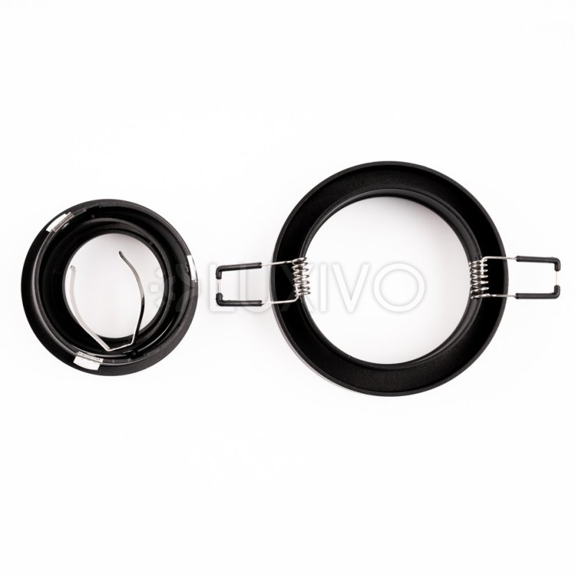 Svietidlo HALOGEN TUBA SPOT na zapustenú montáž Midi GU10 Lumiled Round Black 20mm