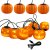 Batériový veniec 8xLED Dekoratívne tekvice 4,45 m Halloween svetlá + USB C