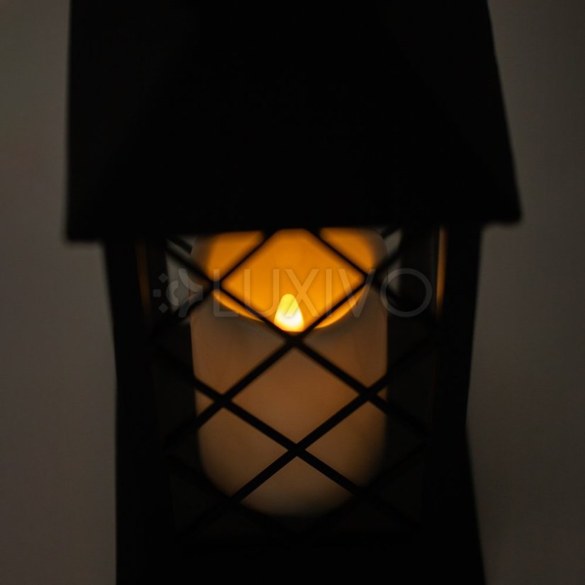 LED solárna záhradná lampa LIRIO Závesná lucerna 28cm LUMILED