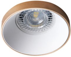 Halogénové stropné svietidlo SIMEN DSO MR16 GU10 zlatobiela Kanlux