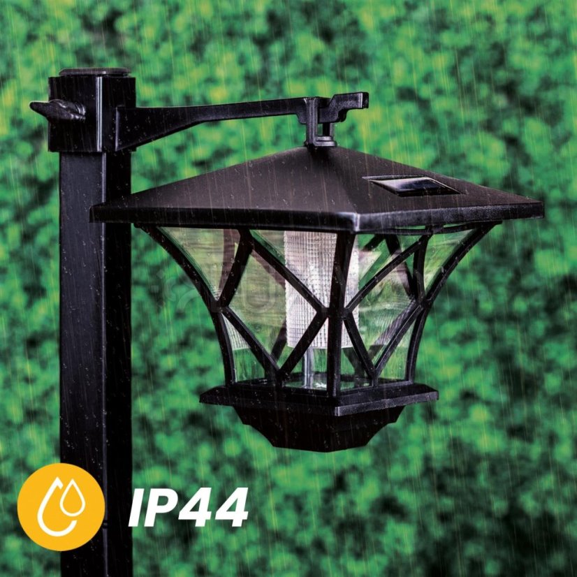 LED RIBES Solárne záhradné lampy Vonkajšia lampa 150cm LUMILED