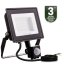 LED reflektor ZUNA2 30W 2700lm 4000K IP44 Black Senzor pohybu LUMILED