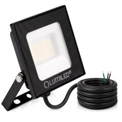 Reflektor LED ZONER2 10W 1000lm 4000K IP65 čierny LUMILED
