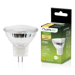 Žiarovka LED GU4 reflektor MR11 2, 5W = 20W 255lm 3000K teplá 120° LUMILED