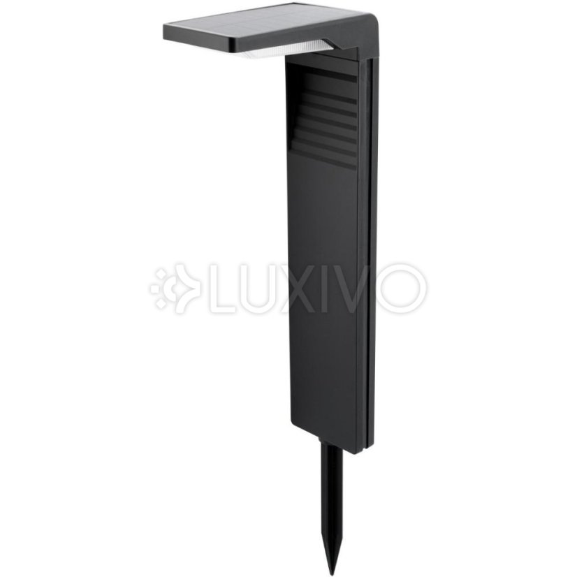 41cm HORIUS HORIUS 4000K IP44 LUMILED Solárne záhradné pólové LED svetlo