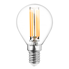 LED žiarovka E14 Ball P45 2W = 25W 249lm 4000K Neutral 360° FILAMENT LUMILED