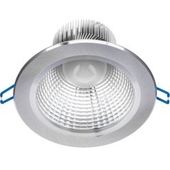 Stropné svietidlo 15W LED DOWNLIGHT DEEP Round 4000K 1200lm Silver