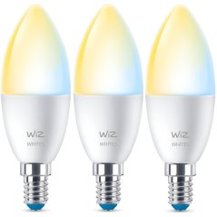 3x LED žiarovka E14 Candle C37 4,9W = 40W 470lm 2700-6500K TW Smart SMART WiFi Bluetooth App WiZ