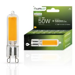 LED žiarovka G9 kapsula 5W = 50W 560lm 4000K Neutral 360° COB LUMILED