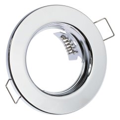 Svietidlo HALOGEN Pod omietku Pevné okrúhle ARDALI Chrómový plech MR16 GU10