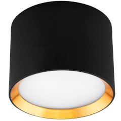 Povrchové svietidlo HALOGEN SUNLA Tuba Gx53 LED bodové nástenné svietidlo Waltz Black and Gold LUMILED