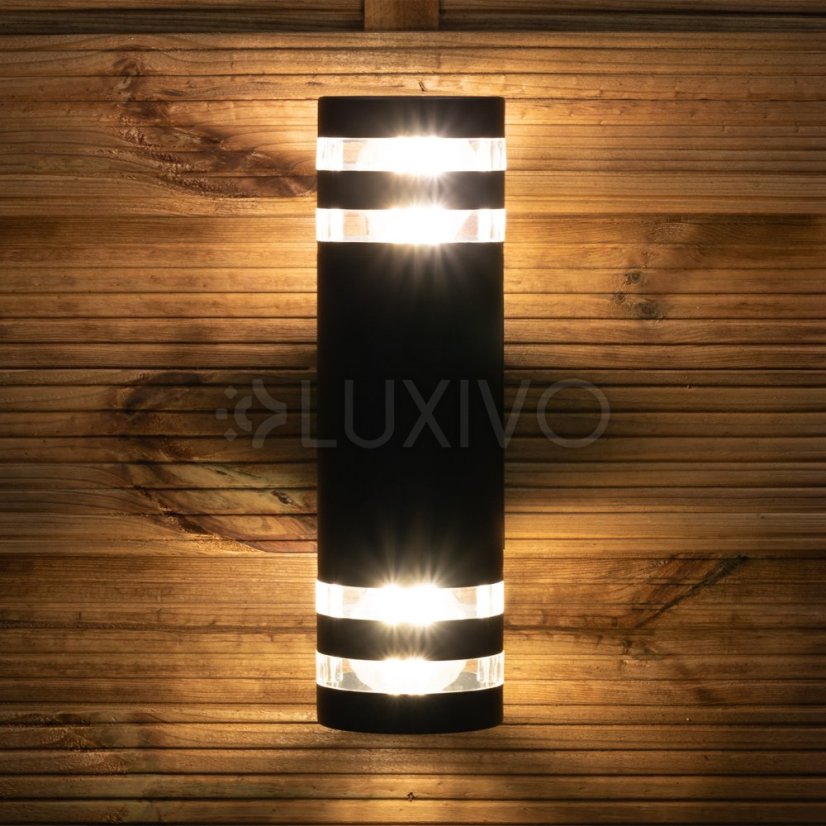 Záhradné nástenné svietidlo 2x E27 12W LED Upstairs Downstairs RINGO LUMILED