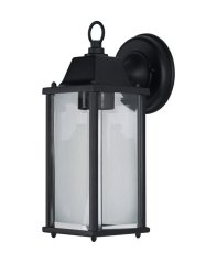 Vonkajšie nástenné svietidlo lampa E27 čierna IP43 Endura Osram