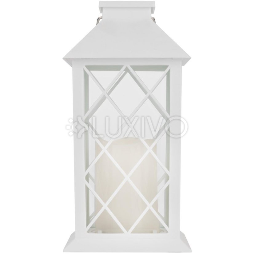 LED solárna záhradná lampa LIRIO Závesná lucerna 28cm LUMILED