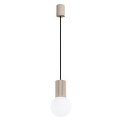Závesné svietidlo Hanging G9 Round Beige Modern Matte Halo Sollux