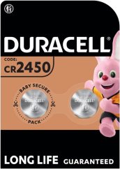 DURACELL Špeciálne batérie DL2450 CR2450 3V 2ks