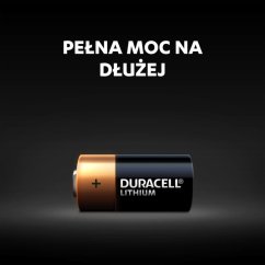 DURACELL 123 CR123 CR123A 3V LITHIUM BATÉRIA Blister 2ks