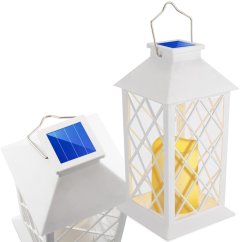 LED solárna záhradná lampa LIRIO Závesná lucerna 28cm LUMILED