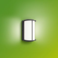 Vonkajšie fasádne svietidlo LED 4,3 W 800 lm 2700 K IP44 Antracit Reese Ultra Efficient Philips