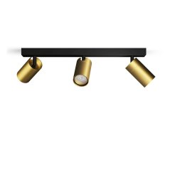 Reflektorové stropné svietidlo 3x GU10 IP44 medeno-čierne Kosipo Philips