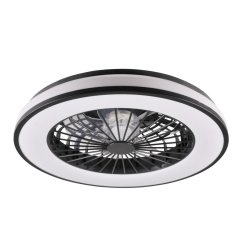 Stropný plafón LED 48W 5300lm CCT 120° biely čierny stmievateľný Kenya Sanico Goldlux