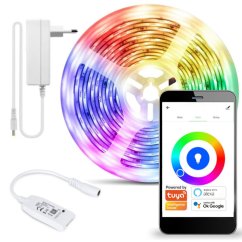 Inteligentný LED pásik 24W RGB + CCT IP20 SMART TUYA Wi-Fi 5m
