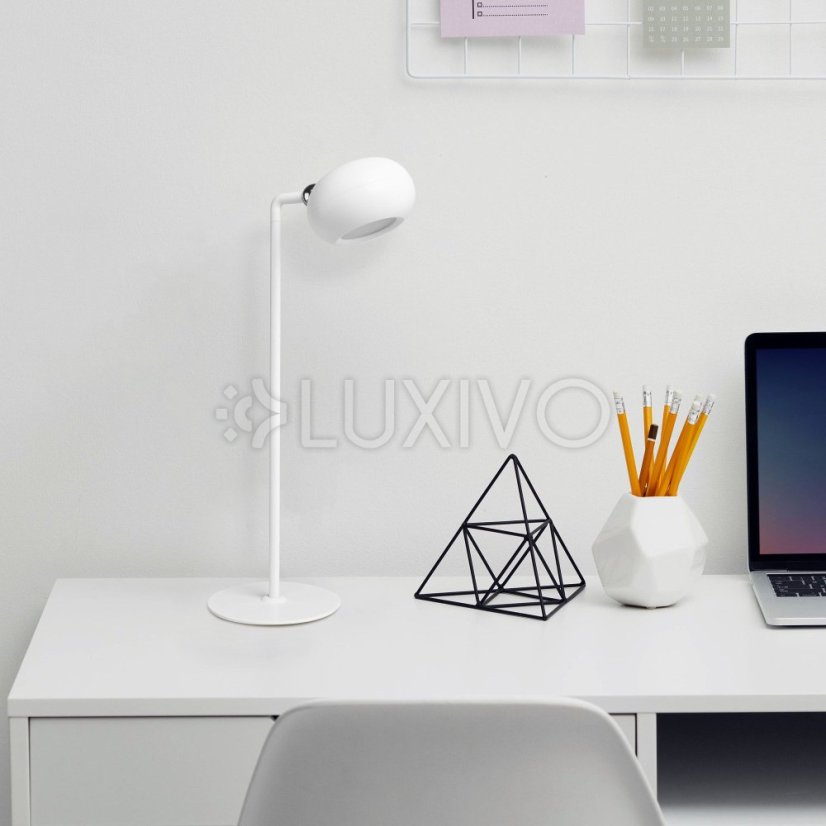 LED stolová lampa nočná 3W 300lm 5500K studená biela stmievateľná Videx