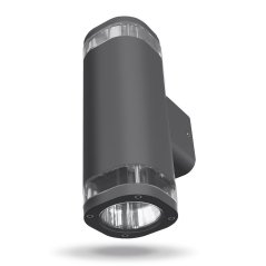 Vonkajšie nástenné svietidlo IP54 2x GU10 Grey BRUNO Videx