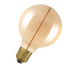Dekoratívna žiarovka LED G95 Sphere E27 2,2W = 12W 120lm 2700K Warm 320° Filament Vintage 1906 Osram