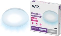 LED stropné svietidlo s povrchovou montážou 17W 1700lm 4000K Neutrálne 32cm biele okrúhle Smart SMART WiFi Bluetooth aplikácia Adria WiZ