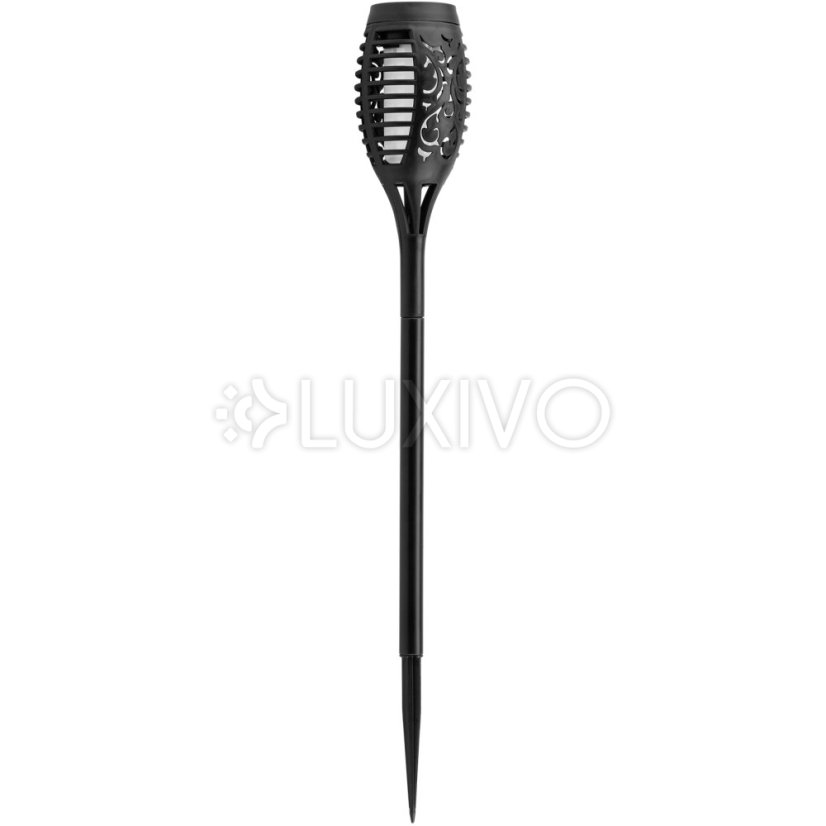 LED IGNIS Solárne záhradné svietidlo s efektom plameňa 50 cm LUMILED